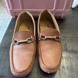 Riomar The Halyard Waterman Tan Leather Bit Driving Loafers